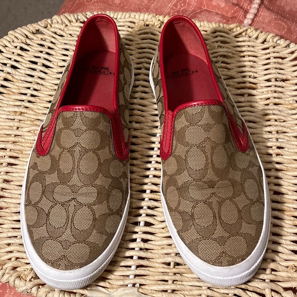 COACH Signature Monogram Slip-on shoes, Size 11. - Picture 3 of 12